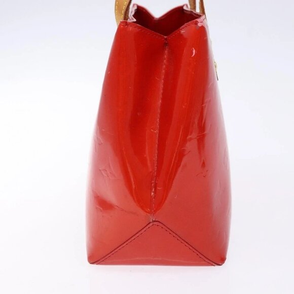 LOUIS VUITTON Monogram Vernis Reade PM Hand Bag Red Rouge M91088 LV Auth ep10876 - Picture 6 of 16
